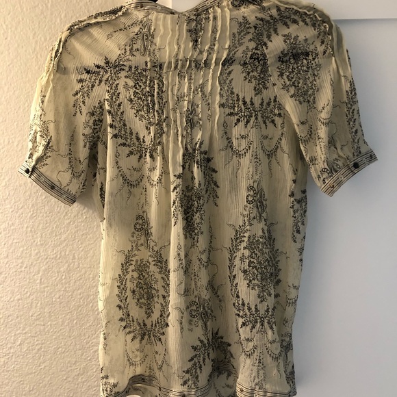Mango sheer floral blouse, XS - Picture 9 of 9